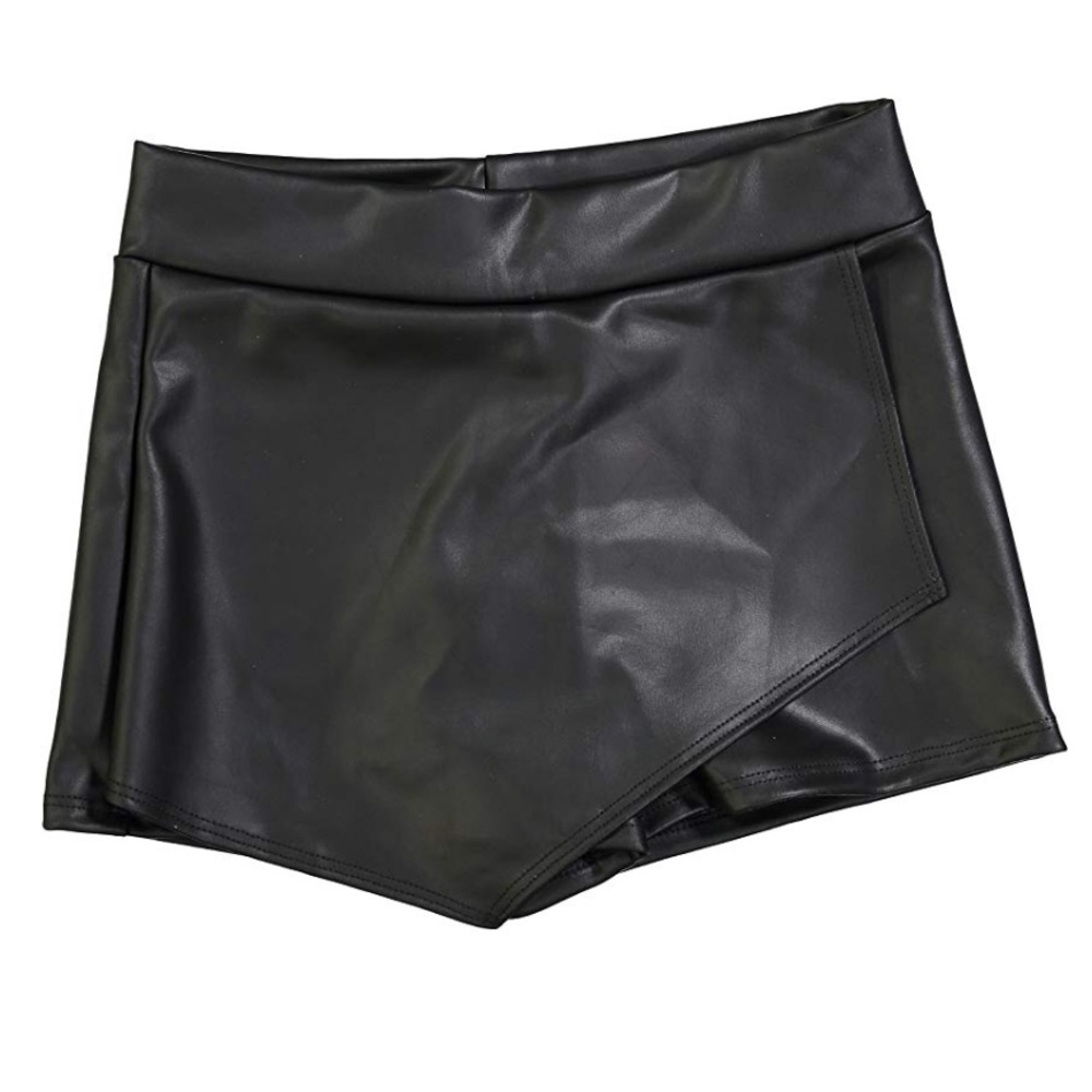 Black Leather Skort✨